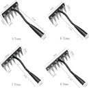 Gardening Hand Weeder Tool,Manual Weeder Tool with Detachable Blades, 4 Sizes High Carbon Steel Dual-Edge Design for Farm Garden Lawn Weed Removal, Soil Cultivation & Root Extraction (7 Tines) by GreenHaven Gardens