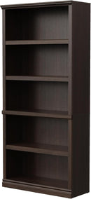 Bookshelf, Open Storage 70 Inch Tall 5 Shelf Bookcase, Floor Standing Bookshelves and Bookcases, Book case for Farmhouse Library Office Bedroom Kids, Dark Cherry - 5 Tier by CozyNest Decor