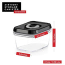 DWËLLZA KITCHEN Mini Airtight Food Storage Containers with Lids – Set of 6 Clear Plastic Small Pantry Containers for Spices, Candy, Nuts, Coffee or Tea, BPA-Free, Keeps Food Fresh & Dry by CozyNest Decor