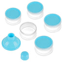 Accmor Formula Dispenser On The Go, 5 Compartments Stackable Formula Container for Travel, Baby Milk Powder Kids Snack Container, BPA Free by TinyTreasures Baby Boutique