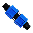 20pcs Drip Irrigation Coupling, Blue Connector Farm Irrigation Tools, Universal Joint Drip Irrigation Tube Fitting Set (0.78 Inch) by GreenHaven Gardens