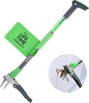 Grootpow WP5 Heavy Duty Weed Puller Tool, Stand Up Dandelion Weeder with 40" Handle, 3 Claws & Fiberglass Foot Pedal, Weeding Tool Made with Cast-Iron, Easily Remove Weeds Without Bending or Kneeling by GreenHaven Gardens