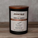 Journeyman Collection Candle, 15oz, Wooden Wick, Vanilla Amber, Large Painted Jar by CozyNest Decor