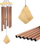 Wind Chimes Outdoor, Deep Tone Memorial Wind Chimes with Hook, Gifts for Mother's Day/Housewarming/Christmas, Patio, Garden, Yard, Home Decor, Copper by CozyNest Decor