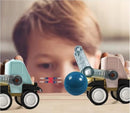 MAGMEN Mini Movers: Magnetic Blocks Building Set - Build Cars, Trucks, Planes & More! Fun & Imaginative STEM Learning Toys (79 pcs) for Kids Ages 3 by TinyTreasures Baby Boutique