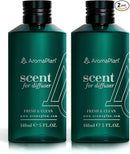 Aromaplan Scents, Clean Smelling Essential Oils, Fresh & Clean 5 Fl Oz (2 Pack)-Fresh Scent Essential Oil for Diffuser, USA Fragrance, Bigger Bottle, Bolder Aroma & Longer Lasting by CozyNest Decor