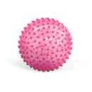 Edushape Sensory Ball for Baby - 7" Transparent Pink, Enhances Gross Motor Skills for Kids 6 Months & Up by TinyTreasures Baby Boutique