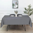 sancua Square Tablecloth - 60 x 60 Inch - Water Resistant Spill Proof Washable Polyester Table Cloth, Decorative Fabric Table Cover for Dining Tables, Buffet Parties and Camping, Light Grey by CozyNest Decor