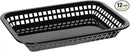 TableCraft Products C1077BK Grande Basket, Black (Pack of 12) by GreenHaven Gardens