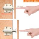 12Pack Magnetic Touch Push to Open Door Latch for Heavy Duty Door Push Release Latch Kitchen Drawer Push Catch Pop Out Latch Kitchen Closet Door Closing (White) by TinyTreasures Baby Boutique