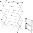 APEXCHASER Clothes Drying Rack, 3-Tier Laundry Drying Rack for Clothes, Expandable Metal Clothing Dryer, Collapsible Towel Rack, Air Drying Rack, White by TinyTreasures Baby Boutique