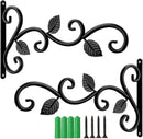 2 Pack Plants Hangers Outdoor Indoor Decor, Wall Hooks for Hanging Plant Bracket, Plant Hooks for Bird Feeder, Wind Chime, Lights, Lanterns by GreenHaven Gardens