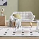 48" Small Loveseat Sofa, Modern Sherpa Mini Sofa Couch 2-Seater Fluffy Love Seat with Quilting Backs and Wood Legs for Living Room, Bedroom and Small Space, White by CozyNest Decor