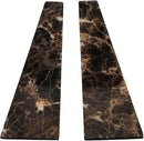Decorative Bookends for Bookshelves, Set of 2 Marble Bookends for Living Room, Office, Bedroom, Heavy Duty,2 Pieces, Brown by CozyNest Decor