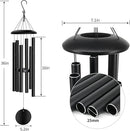 Wind Chimes Outdoor Deep Tone，36'' Large Memorial Wind Chimes for Outside，Wind Chime Gifts for mom/Grandma,Balcony,Garden Décor by CozyNest Decor