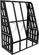 Vertical Bar Rack Standing Steel Vertical Long Parts Industrialized Large Capacity Storage Racks Rugged and Durable for Factories, Warehouses, Garages by CozyNest Decor