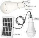Solar Light Bulb Portable 350LM Solar Powered Camping Light Led Lantern Outdoor for Lamp Light Hiking Fishing Tent Indoor Shed Chicken Coop Hurricane Emergency with USB Chargeable by CozyNest Decor