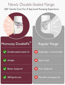 Momcozy Breast Pump S12 Pro Hands-Free, Wearable & Wireless Pump with Soft Double-Sealed Flange, 3 Modes & 9 Levels Double Electric Pump Portable, Smart Display, 24mm, 1 Pack, White by TinyTreasures Baby Boutique