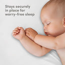 Sweety Fox 2-Pack Cotton Jersey Crib Sheets – Soft Fitted Sheets for Boys and Girls, Mini Crib Sheets, Toddler Bed Sheets (White) by TinyTreasures Baby Boutique