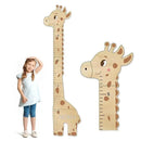 Personalized Name Kids Growth Chart for Wall, Cute Giraffe Wooden Growth Chart Kids Height Chart, Wall Measurement for Kids, Height Chart for Wall, Growth Ruler for Children by CozyNest Decor