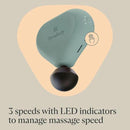 TheraGun Mini (2nd Generation) by Therabody - Handheld Electric Massage Gun - Compact Deep Tissue Treatment for Any Athlete On The Go - Portable Percussion Massager with QuietForce Technology (Green) by CozyNest Decor