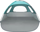 WhiteFang Beach Tent Anti-UV Portable Sun Shade Shelter for 3/4/6/8 Person, Extendable Floor with 3 Ventilating Mesh Windows Plus Carrying Bag, Stakes and Guy Lines by TinyTreasures Baby Boutique