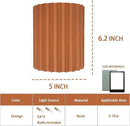 LightInTheBox Modern LED Wall Sconce Minimalist Resin Wall Light Nordic Style Half-Cylinder Tree Root Desgin Up and Down Light for Stairs Hallway Bedroom (Orange) by CozyNest Decor