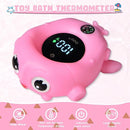 TKY Baby Bath Thermometer with Floating Toys - Digital Water & Room Temperature Monitor, Rechargeable Thermometer with Alerts for Newborn Bath Essentials, Infant Safety by TinyTreasures Baby Boutique