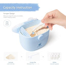 Termichy Baby Formula Dispenser, Portable Milk Powder Dispenser Container with Carry Handle and Scoop for Travel Outdoor Activities with Baby Infant, 8.8OZ, 0.55LB, 250g, 500ml (Light Blue) by TinyTreasures Baby Boutique