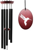 Hummingbird Wind Chimes – 33" Outdoor Tuned Melody Wind Chime, Soothing Memorial Gift for Mom & Grandma, Weather-Resistant Metal Chimes for Garden, Patio, Yard & Home Décor by CozyNest Decor