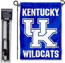 College Flags & Banners Co. Kentucky Wildcats Garden Flag with Pole Stand Holder by GreenHaven Gardens