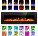 Antarctic Star 42 Inch Electric Fireplace in-Wall Recessed and Wall Mounted, Fireplace Heater and Linear Fireplace with Multicolor Flame, Timer, 750/1500W Control by Touch Panel & Remote by CozyNest Decor