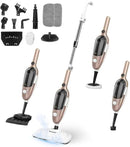 Steam Mop - All-in-one Powerful Handheld Steam Cleaner Detachable Floor Steamer with 11 Accessories, MultiPurpose Steamer for Hardwood Floors, Clothes,Windows,Tiles,Carpet, Whole Home Use, Rose Gold by CozyNest Decor