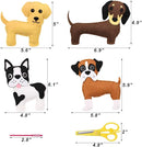 CiyvoLyeen Puppy Craft Kit Kids DIY Crafting and Sewing Set Dog Stuffed Animal Felt Plushie for Girls and Boys Educational Beginners Sewing Set Sewing Kits for Kids Age 8 9 10 11 12 by TinyTreasures Baby Boutique