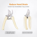 20 Pcs Garden Scissors for Plant, Tip Pruning Shears for Cutting Flowers, Trimming Plants, Bonsai and Fruits Picking (Bypass Blade Pruner) by GreenHaven Gardens