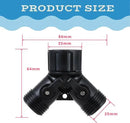 6pcs Garden Hose Adapters Kit, 2 Way Y Water Splitter Connector with 3/4'' Faucet Convert to 1/4'' Drip Irrigation Tubing Adapters, Garden Outdoor Watering Hose Connectors Set by GreenHaven Gardens