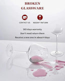JBHO Hand Blown Italian Style Crystal Bordeaux Wine Glasses - Great Gift Packaging - Red Wine Glasses Lead-Free Premium Crystal Clear Glass - Set of 4-18 Ounce by CozyNest Decor