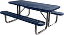 T6-TXTDBL Heavy Duty Rectangular Portable Picnic Table, 6 Ft, Textured Dark Blue, Made in America by GreenHaven Gardens
