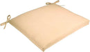 Comfort Classics Set of 4 19W x 17Dx 2H Spun Polyester Outdoor SEAT Cushion in Husk Texture Birch Inc. by GreenHaven Gardens