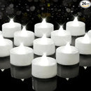 BEICHI Flameless Candles, 24Pack Battery Operated Candles, LED Tea Lights Candles Battery Operated, Flickering Fake Candles for Wedding Halloween Christmas Diwali- Pure White Light by GreenHaven Gardens