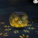 VEWOGARDEN 2 Pack Solar Lanterns Outdoor Waterproof Solar Lantern Hollow Out Metal Lantern Solar Lights for Patio Garden Table Decor by GreenHaven Gardens