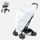Mosquito Net for Stroller, Universal 3D Baby Bug Net with Two-Way Zippers & Storage Bag, Breathable & Foldable Netting for Stroller,Cradle（White） by TinyTreasures Baby Boutique