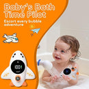 TKY Baby Bath Thermometer with Floating Toys - Digital Water & Room Temperature Monitor, Rechargeable Thermometer with Alerts for Newborn Bath Essentials, Infant Safety(TKYCD008) by TinyTreasures Baby Boutique