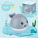 ZHENDUO Baby Bath Toys, Light Up Bath Toys, Sprinkler Bathtub Toys for Toddlers Infant Kids Boys, Automatic Spray Water Bath Toy, Pool Bathroom Baby Toy by TinyTreasures Baby Boutique