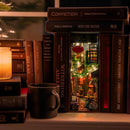 Book Nook DIY Kit - Dreamy - Miniature House Dollhouse Kit for Adult and Teens, Desgined in USA, Booknook Bookshelf Decor Alley Model Build with LED Light, Gifts for Family and Friends by TinyTreasures Baby Boutique