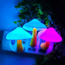 AUSAYE Sensor LED Night Light Plug in Lamp Mushroom Night Light 7-Color Changing Magic Pretty Mushroom-Shaped Night Lights for Adults Kids NightLight by TinyTreasures Baby Boutique