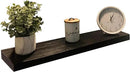 joelsantiques 24 Inch Wooden Floating Shelves for Wall - 24x8x2 in - Made of Natural Wood - Heavy Duty Rustic Wall Shelves for Bedroom - Perfect for Living Room, Kitchen - Mocha by CozyNest Decor