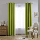 NICETOWN Room Darkening Window Panels - (52 inches Width, Fresh Green, Double Pieces) Holiday Decor Thermal Insulated Curtains 120 inches Length for Kids Bedroom by TinyTreasures Baby Boutique