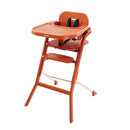Unilove Grow with Me 2-in-1 Baby High Chair – Adjustable Toddler Chair with Baby Set, Removable Harness, One-Hand Seat & Footrest Adjustment, for Ages 6-60 Months - Pumkin Orange by TinyTreasures Baby Boutique
