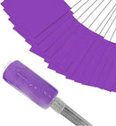 Zozen 100Pack Purple Marking Flags, Writable | 15x4x5 Inch, Yard Flags for Lawn & Irrigation & Landscape & Sprinkler & Survey & Dog Training. by GreenHaven Gardens